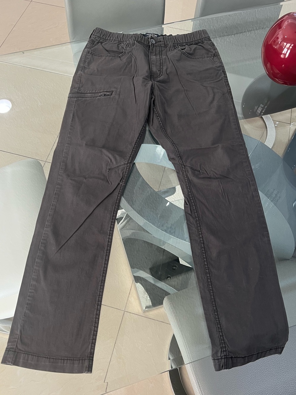 Signature by Levi’s Strauss men’s utility pants charcoal gray size 30x30